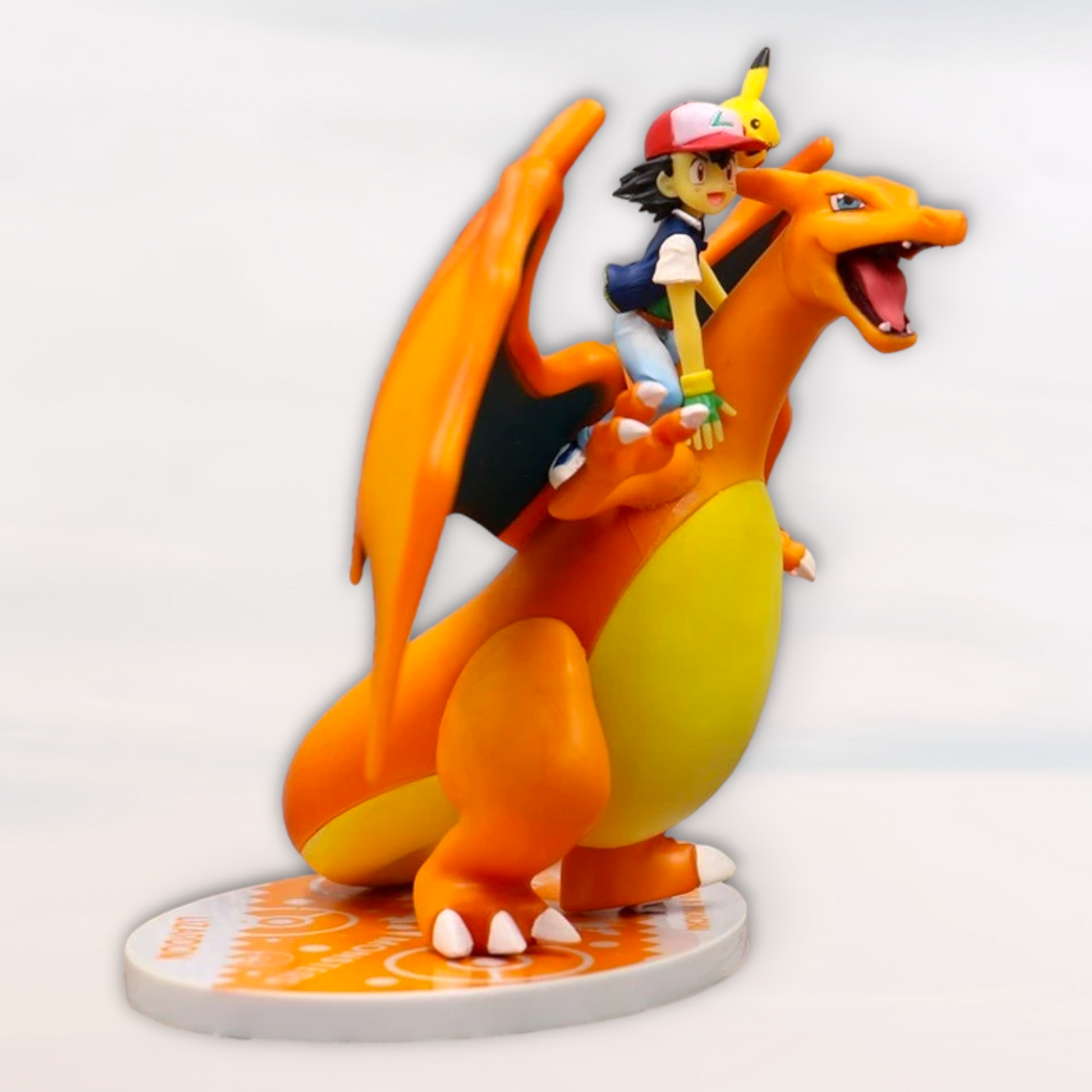 Figurine Pokémon Dracaufeu & Sacha - 16 cm Version Super Détaillée