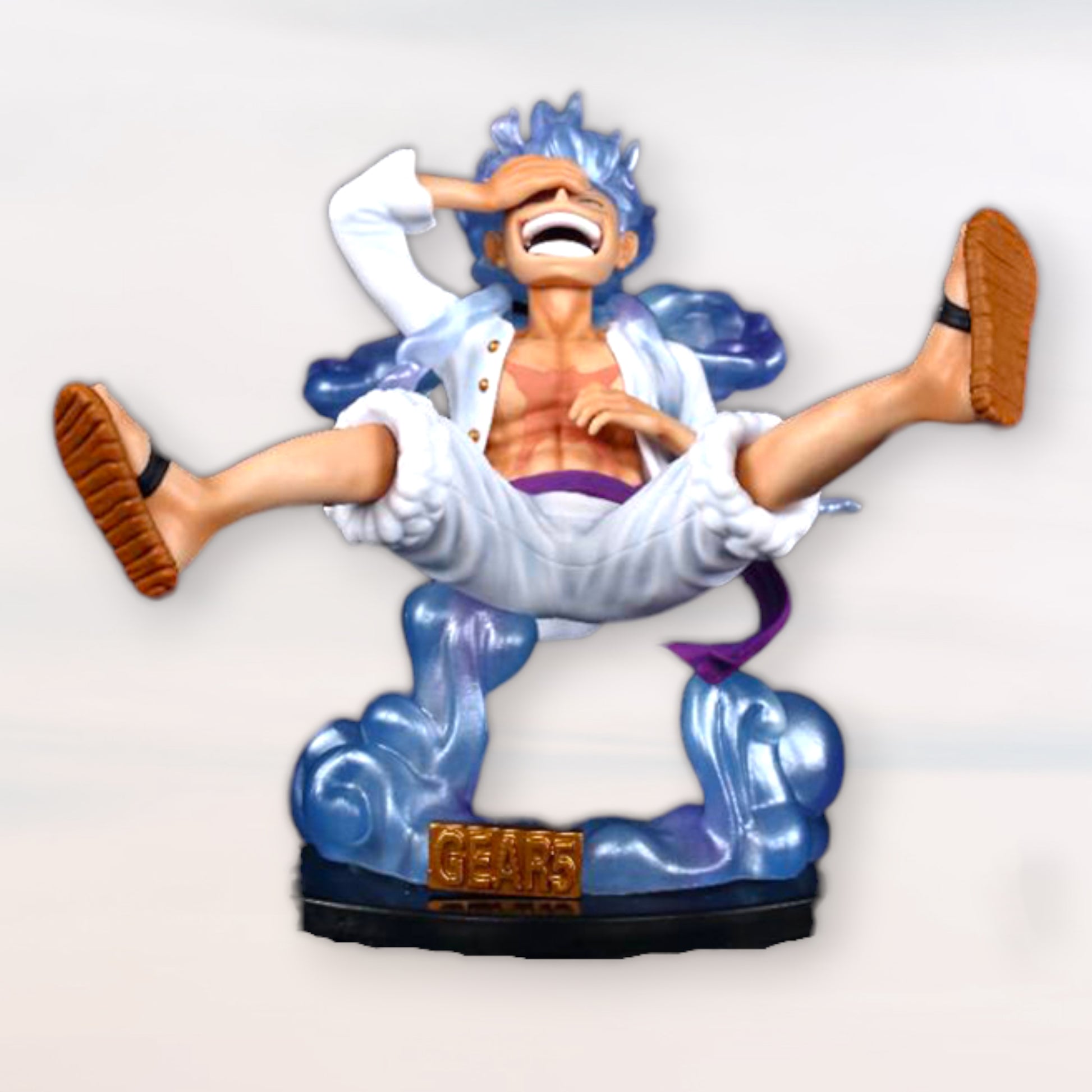 Figurine Monkey D. Luffy Gear 5 - One Piece, Taille: 22 cm, PVC